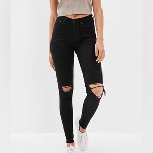 American Eagle Super Stretch Ripped Skinny Jeans